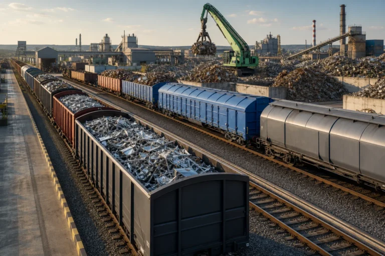 Rail logistics for metal recycling: what wagon types mean for the supply chain
