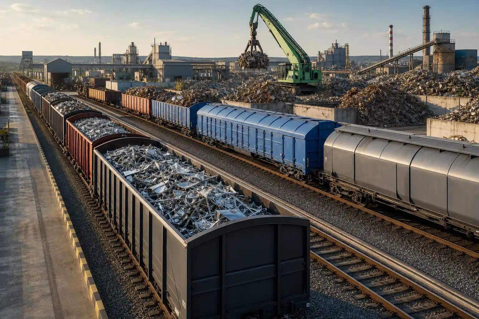 Rail logistics for metal recycling: what wagon types mean for the supply chain