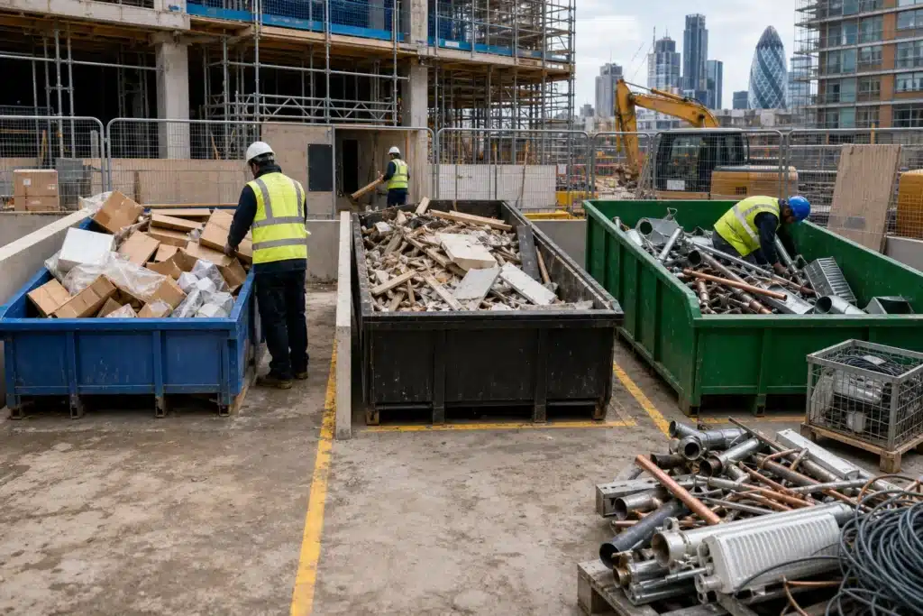 Construction sites: keep recyclable materials separate — Simpler Recycling 2026: A Practical London Guide for Homes and Workplaces