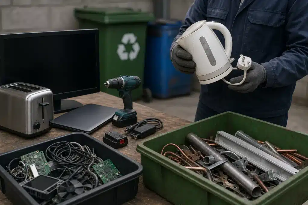 Can electrical items go with scrap metal collection in London? — WEEE Recycling 2026: A London Guide to Electrical Scrap and Lithium Battery Safety