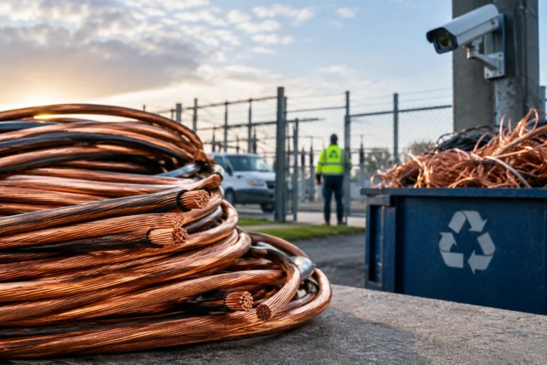 Copper cable theft: protecting property and recycling responsibly