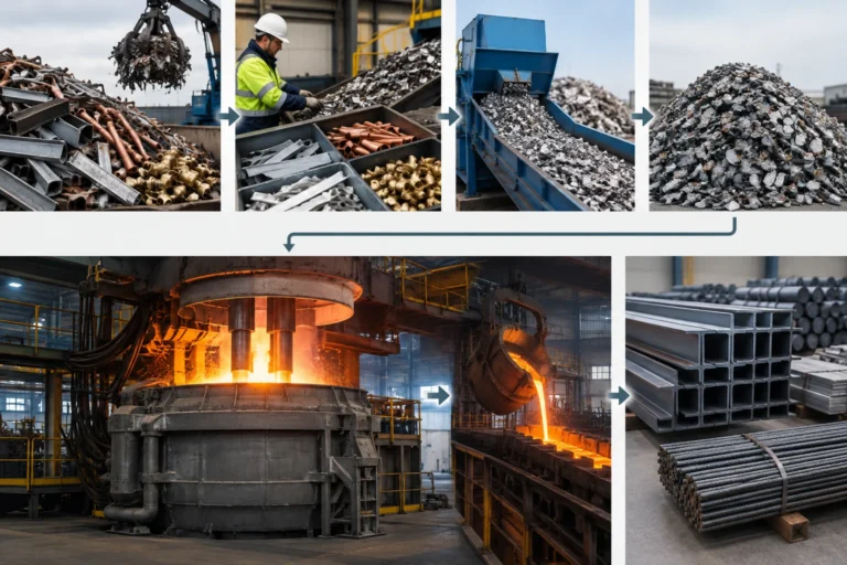 Where electric arc furnaces fit into steel recycling — Could electric arc furnaces reduce the UK’s reliance on imported steel?