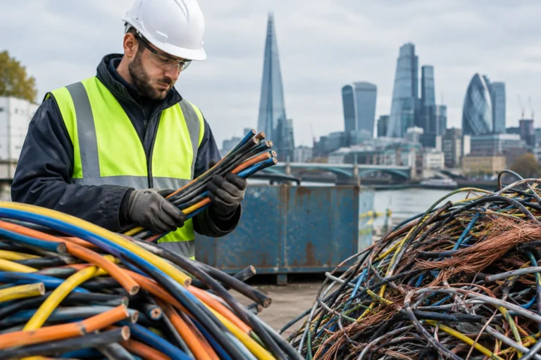 Scrap cable collection in London: how to describe insulated and mixed cable for an enquiry